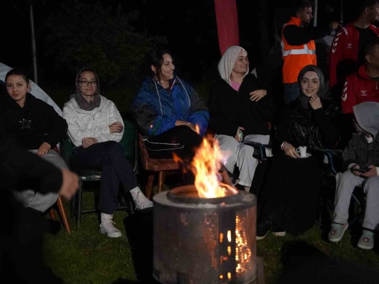 Gençler Samadere Şelalesi’nde bir araya geldi