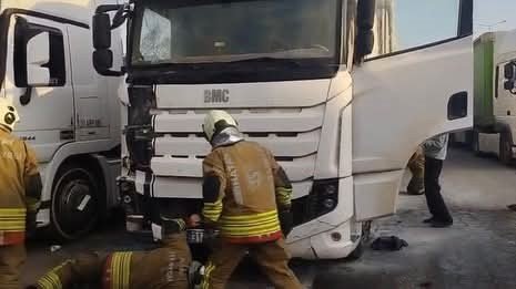 İskenderun’da tır yangını