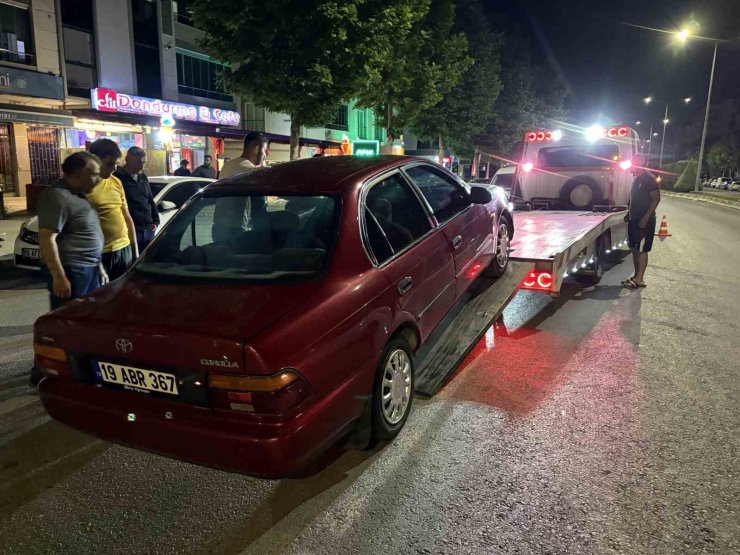 Çorum’da zincirleme kaza: 2 yaralı
