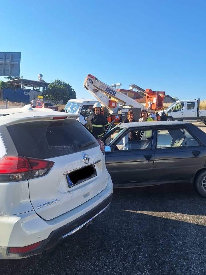 Altınözü’nde trafik kazası:2 yaralı