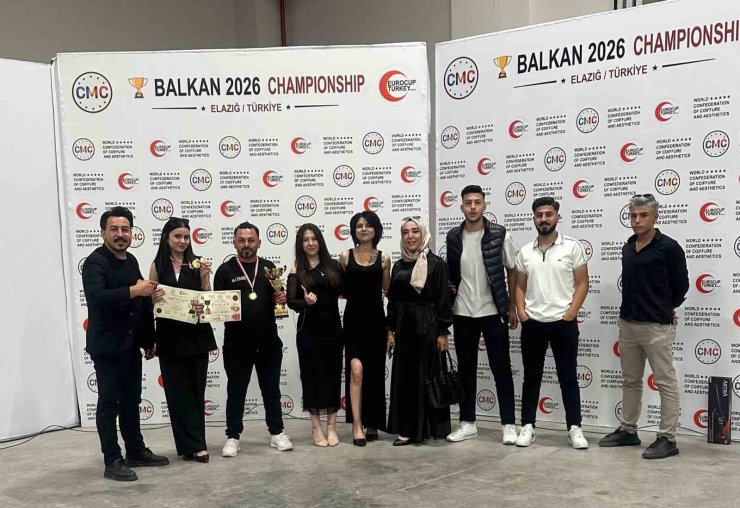 Kayserili kuaförden Balkanlar Kuaförler Turnuvası’nda büyük başarı