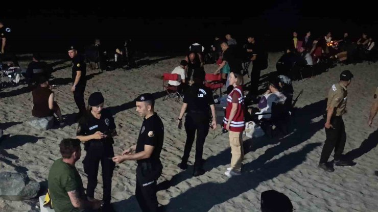 Tekirdağ Emniyeti’nden sahilde "Huzuru Birlikte Koruyalım" çağrısı
