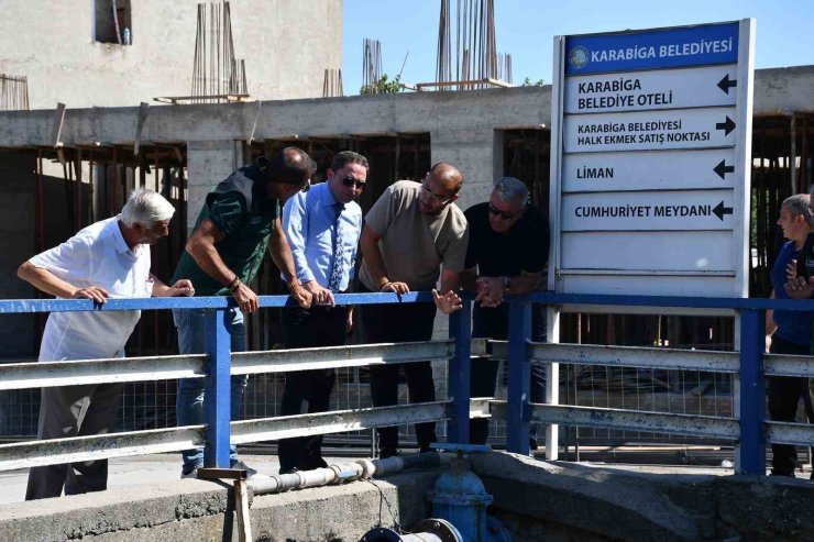 Karabiga’da köprüler yenileniyor