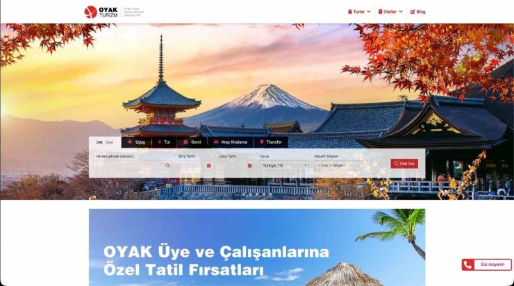 OYAK Pazarlama turizm hizmetlerini dijital platforma taşıdı