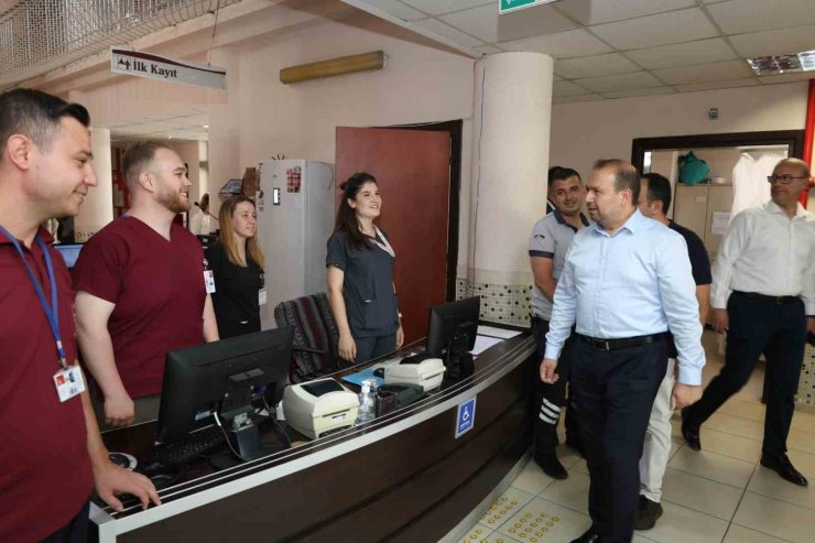 Bozdoğan’daki hastanede hizmetler değerlendirildi