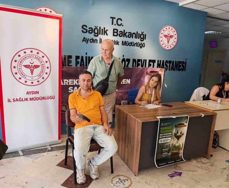 Söke’de vatandaşların hareket yaşı ölçüldü