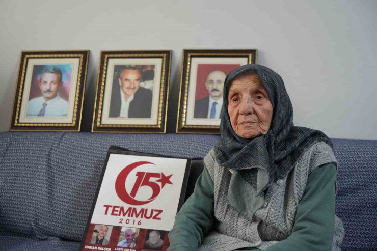 FETÖ’nün hain darbe girişiminde 2 oğlu ve damadını şehit veren 100 yaşındaki Muzaffer Gülşen’in acısı 10 yıldır dinmiyor