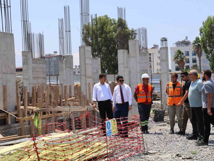 Arsuz’da anaokulu inşaatlarında çalışmalar sürüyor