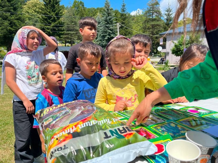 Çocuklara tarımın önemi anlatıldı