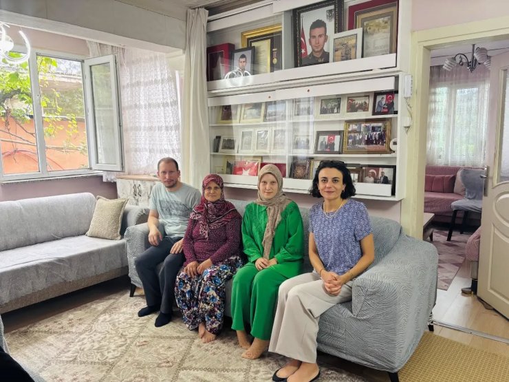 Şehit ailesine ziyaret