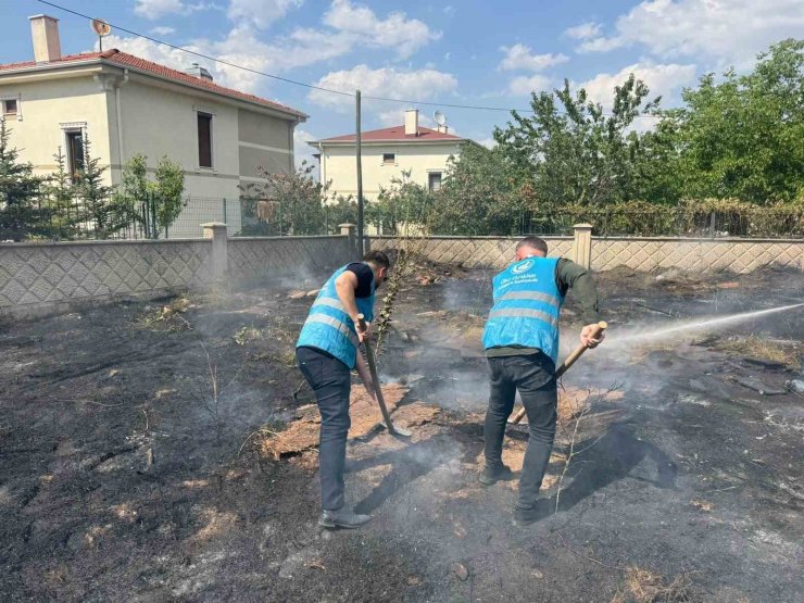Ülkü Ocakları Kayseri İl Başkanlığı’ndan yangın duyarlılığı