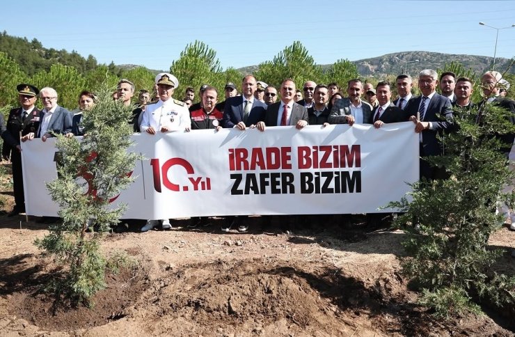 Muğla’da 15 Temmuz Demokrasi ve Milli Birlik Günü kapsamında etkinlikler düzenlendi