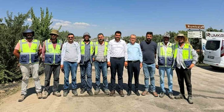 Başkan Şahin’e Araban’daki asfalt hizmeti için teşekkür