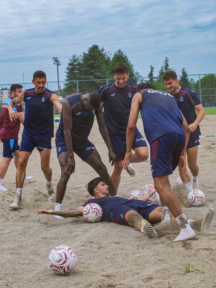 Trabzonspor kumda çalıştı