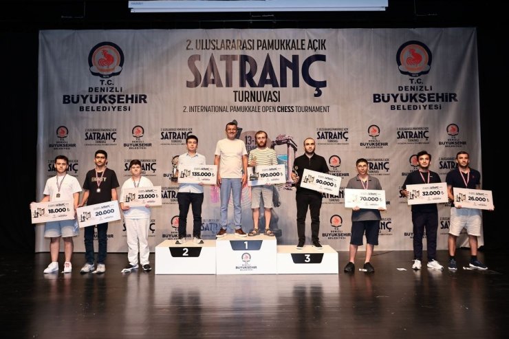 2. Uluslararası Pamukkale Açık Satranç Turnuvası şampiyonlarını buldu
