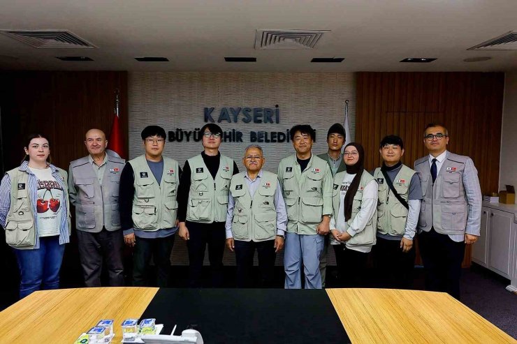 Kültepe’te uluslararası ilgi: Başkan Büyükkılıç Güney Kore heyetini kabul etti