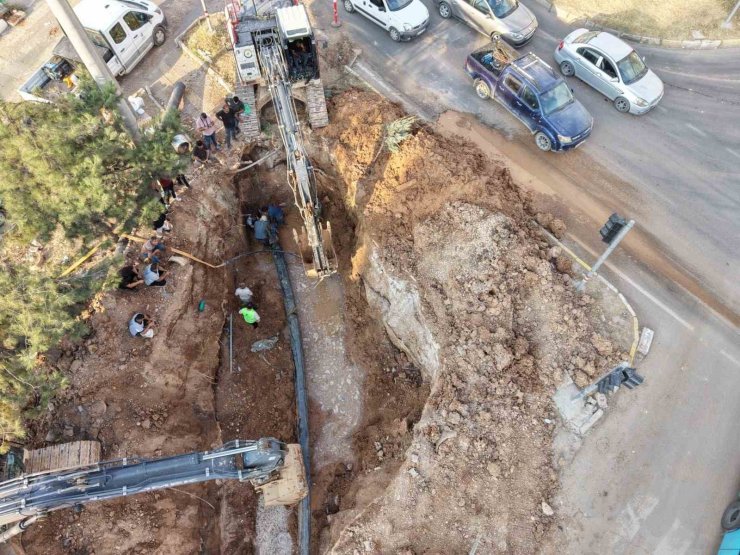 Mardin’de 14 mahallenin içme suyu hattı yenilendi