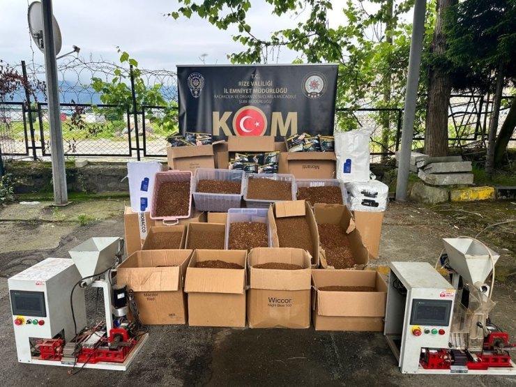Rize’de kaçakçılık operasyonu: 45 gözaltı