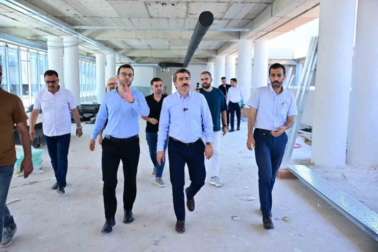 Yavuzselim pazaryeri’nde çalışmalar devam ediyor