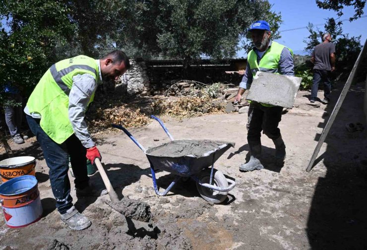 Ümmü teyzenin yardımına Aydın Büyükşehir koştu