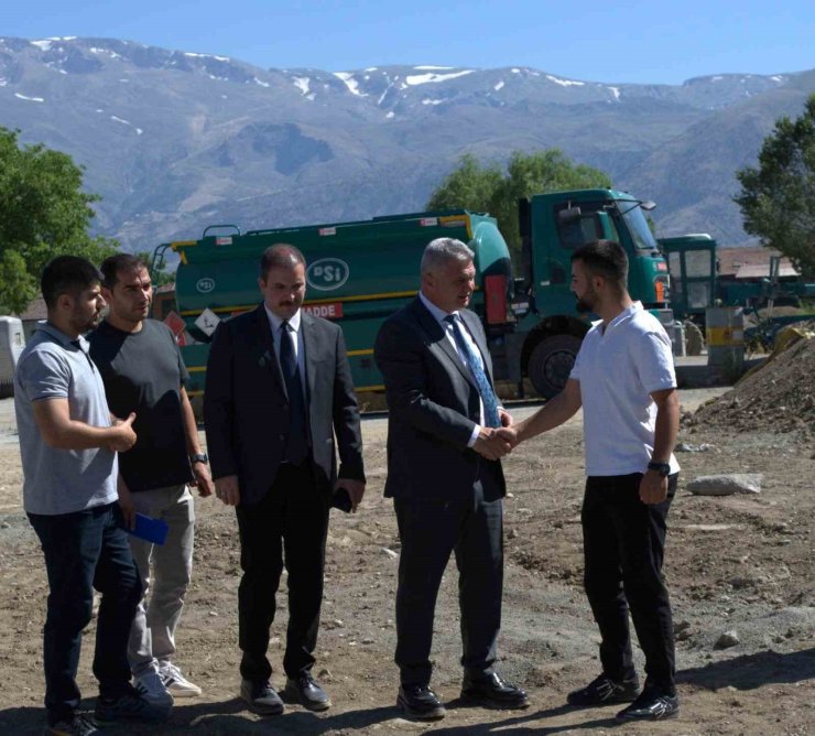 Bölge Müdürü Yavuz, DSİ Erzincan Şubesinde incelemelerde bulundu