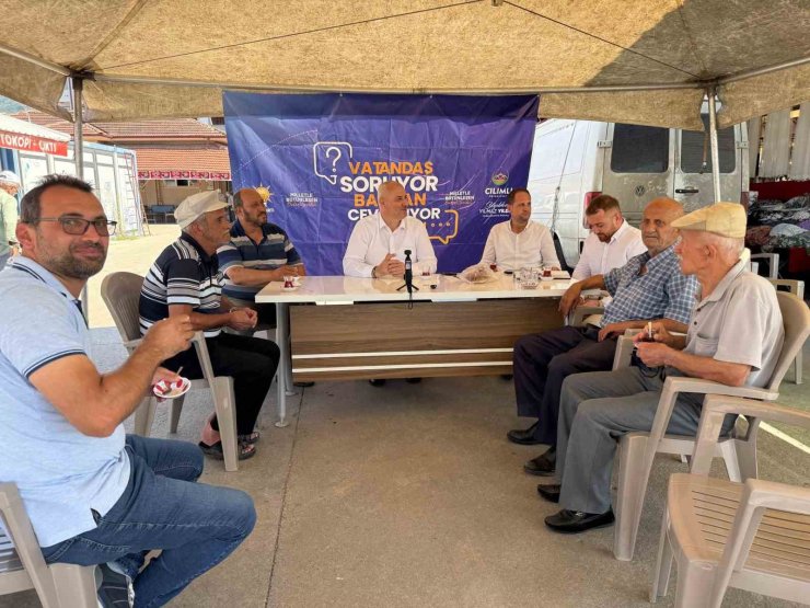 Çilimli’de vatandaş sordu, Başkan Yıldız yanıtladı