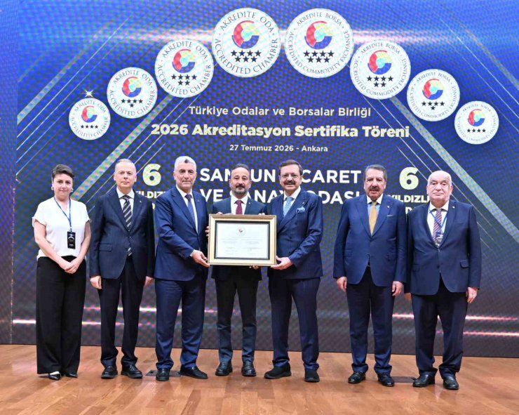 Samsun TSO’nun akreditasyon gururu