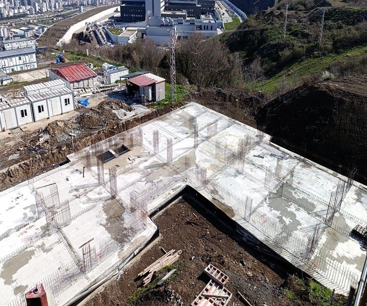 658 milyon TL’lik morfoloji binasının yüzde 19’u tamamlandı