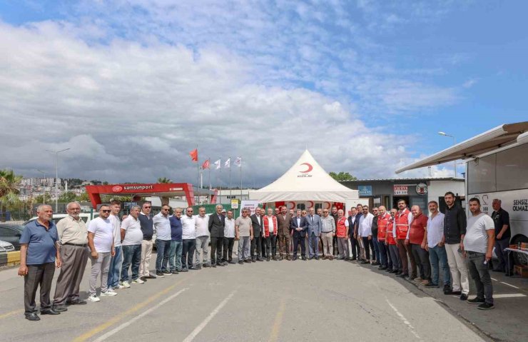 Samsun’da "Birbirimize Candan Bağlıyız" kan bağışı kampanyası