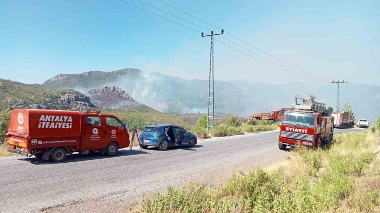 Büyükşehir itfaiyesi Antalya’nın dört bir yanında görev başında