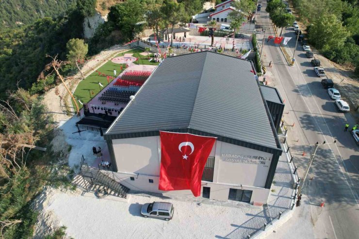 Babadağ Sosyal Tesisleri büyük katılımla açıldı