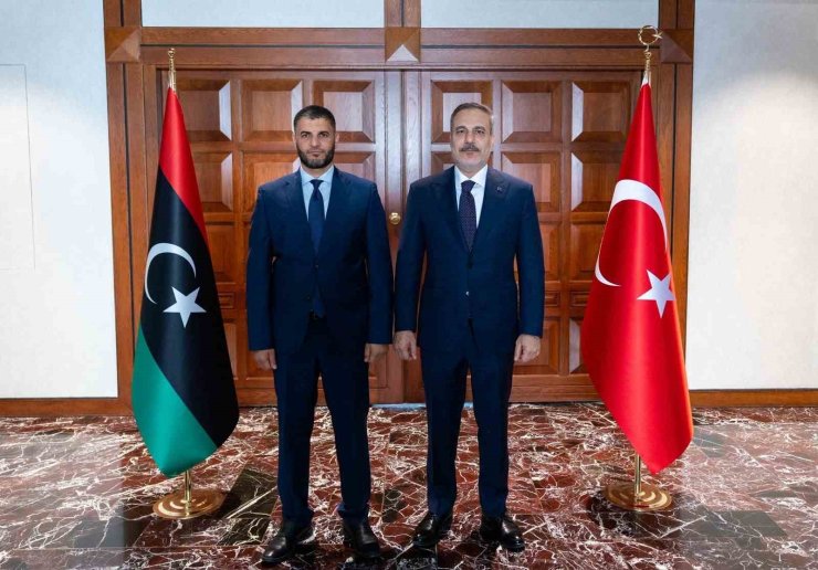 Bakan Fidan, Libya Milli Birlik Hükümeti İçişleri Bakan Vekili Trabelsi ile görüştü