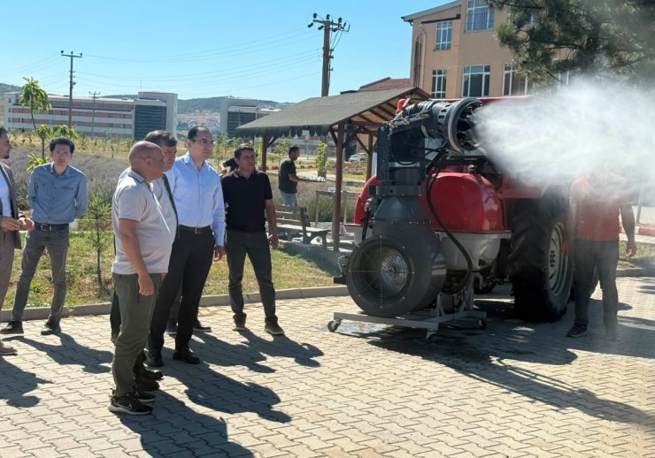 DPÜ Tavşanlı MYO’da geliştirilen "Turbo Fanlı Su Atomizer" protokole tanıtıldı