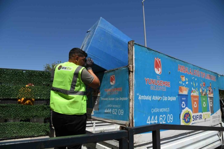 Yunusemre’de 150 tonluk geri dönüşüm başarısı