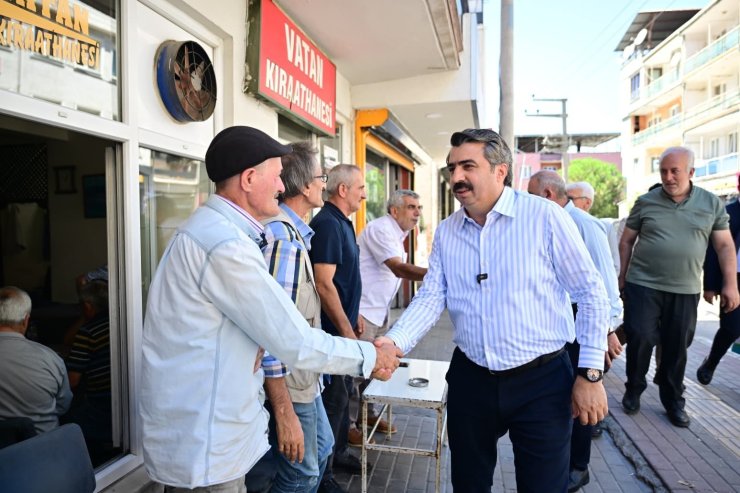 Yıldırım Belediye Başkanı Oktay Yılmaz, Çiçek Caddesi esnafıyla buluştu