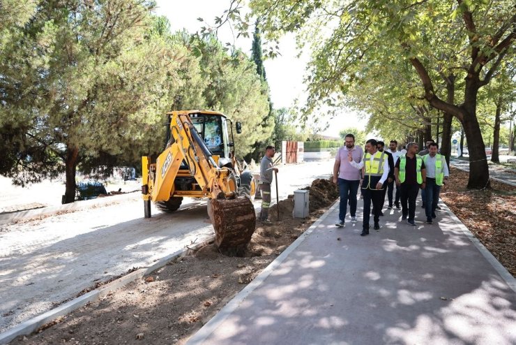 Denizli’nin can damarı olan ‘Koşu Yolu’na Büyükşehir’den modern dokunuş
