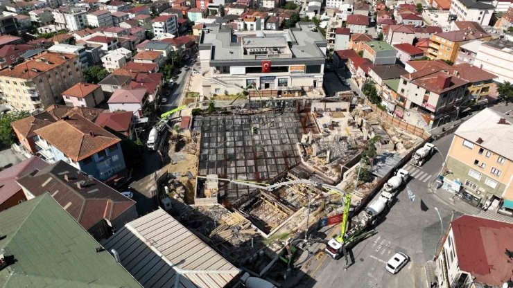 Dilovası Kent Meydanı inşaatında yeni aşama