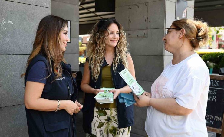 Kemer Belediyesi’nden esnafa sıfır atık bilgilendirmesi