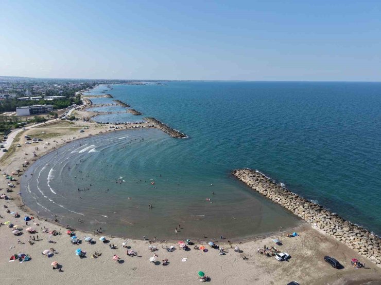 Samsun’da dalgakıranların oluşturduğu koylar Ege ve Akdeniz’i aratmıyor