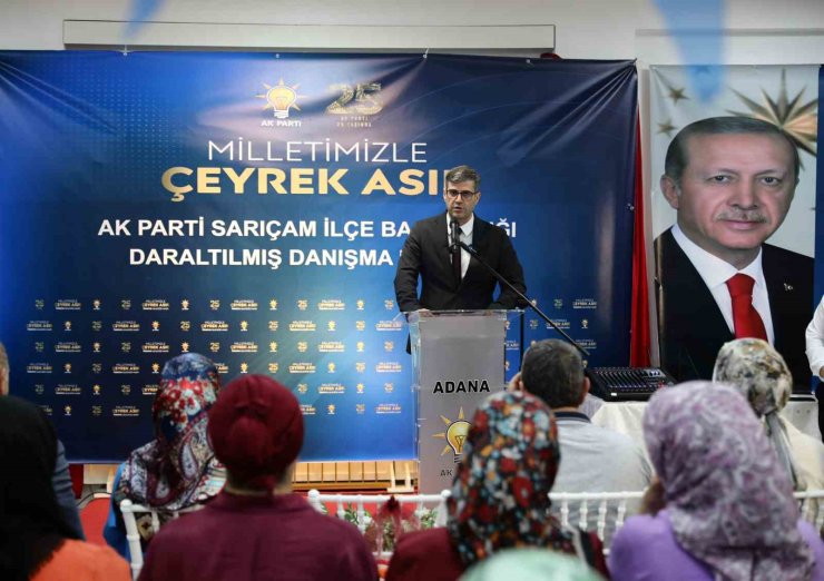 AK Parti Adana İl Başkanı Özkan: ""Türkiye Yüzyılına güçlü teşkilatımızla yürüyoruz"