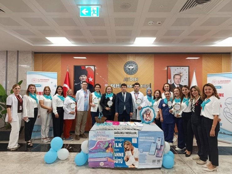 Aydın Şehir Hastanesi’nde anne sütünün önemine dikkat çekildi