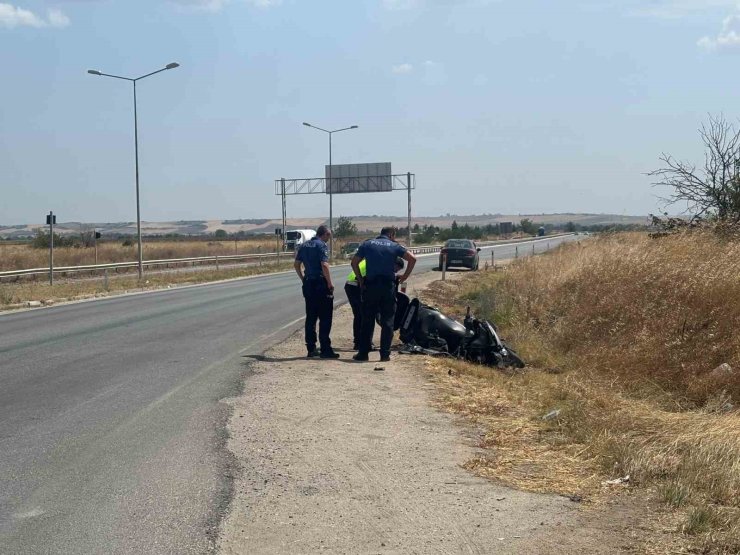 Babaeski’de trafik kazası: 1 yaralı