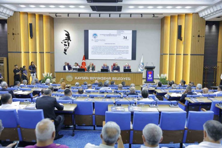 Kayseri Büyükşehir Meclisi 76 gündem maddesini karara bağladı