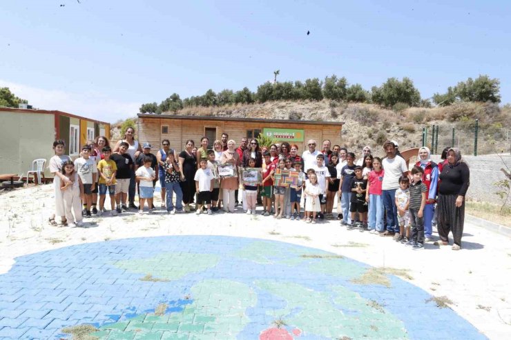 "Yüreğimizdeki Işık"projesi kapsamında çocuklara doğayla iç içe eğitim