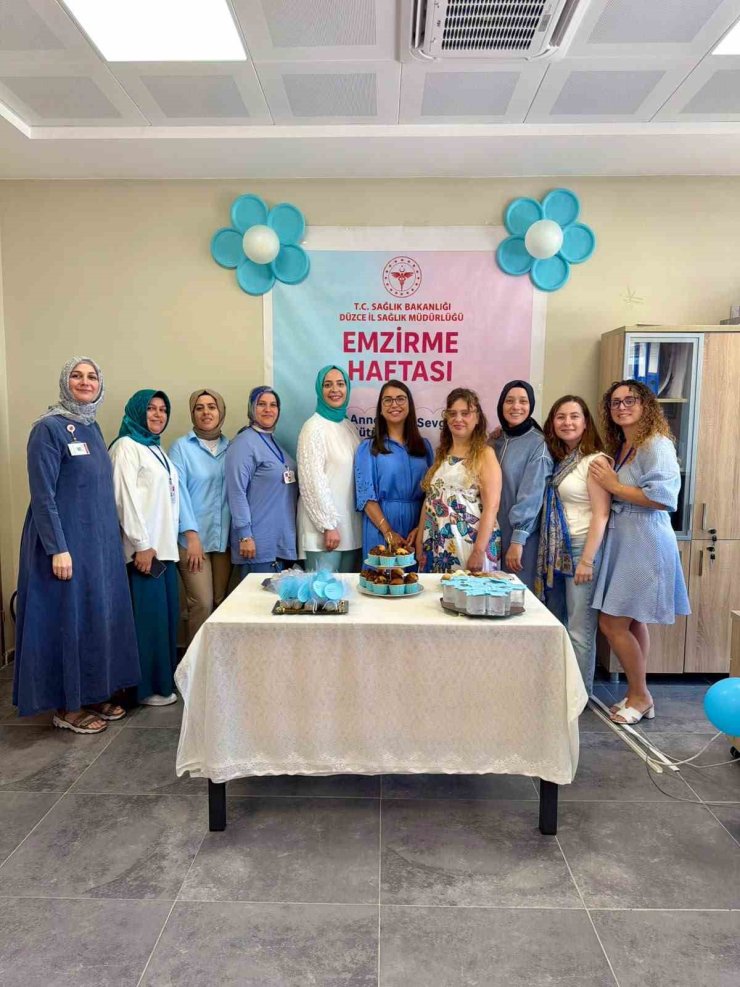 Akçakoca’da anne sütüne dikkat çekildi