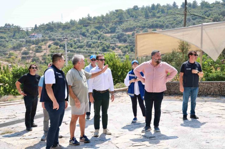 Başkan Mandalinci’den Dereköy ve Dağbelen’de saha mesaisi