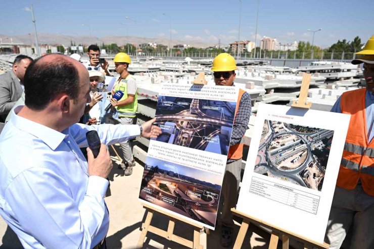 Konya’nın raylı sistem projeleri hızla ilerliyor
