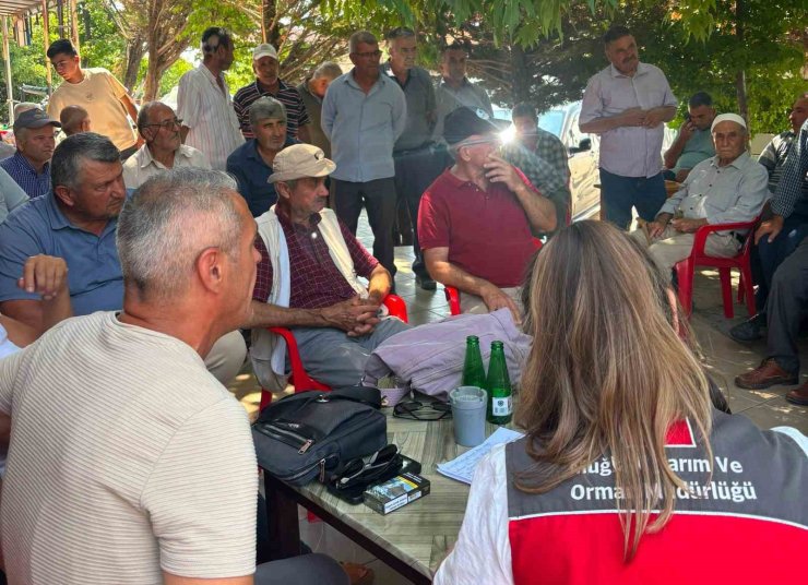Seydikemer’de üreticilere tarımsal bilgilendirme eğitimi