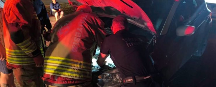 Samandağ’da trafik kazası: 1 yaralı
