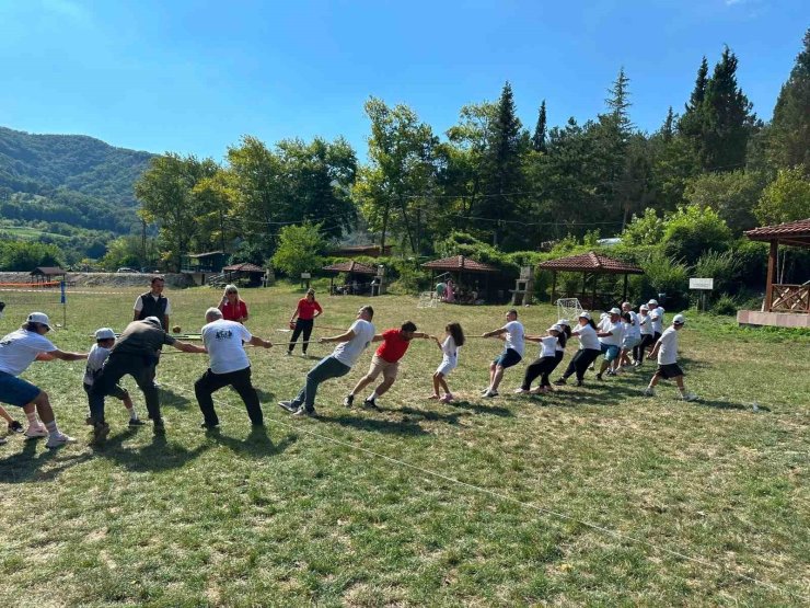 Zonguldak’ta aile kampı heyecanı yaşandı